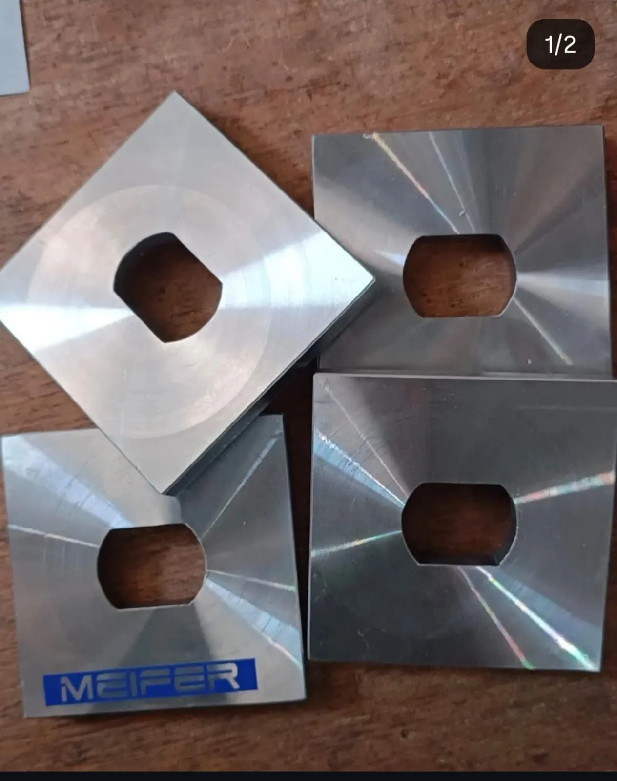 Placas de alumínio fresadas com rasgo